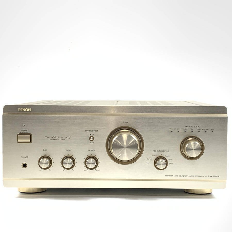 DENON PMA-2000Ⅲ デノン プリメインアンプ 定格出力80W+80W(8時)◇現状品