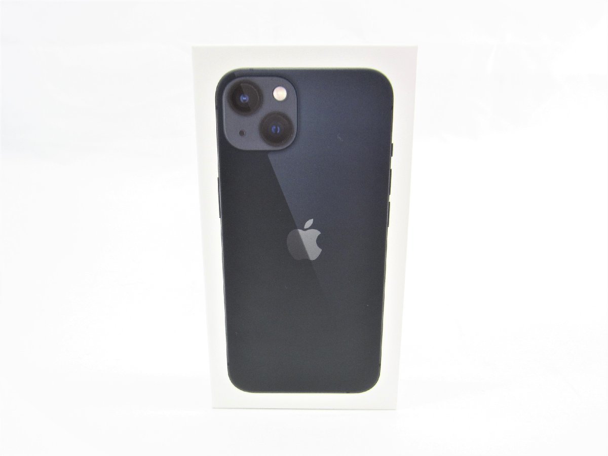未開封 Apple アップル iPhone 13 128GB ミッドナイト SIMフリー MLNC3J/A ∠U6787