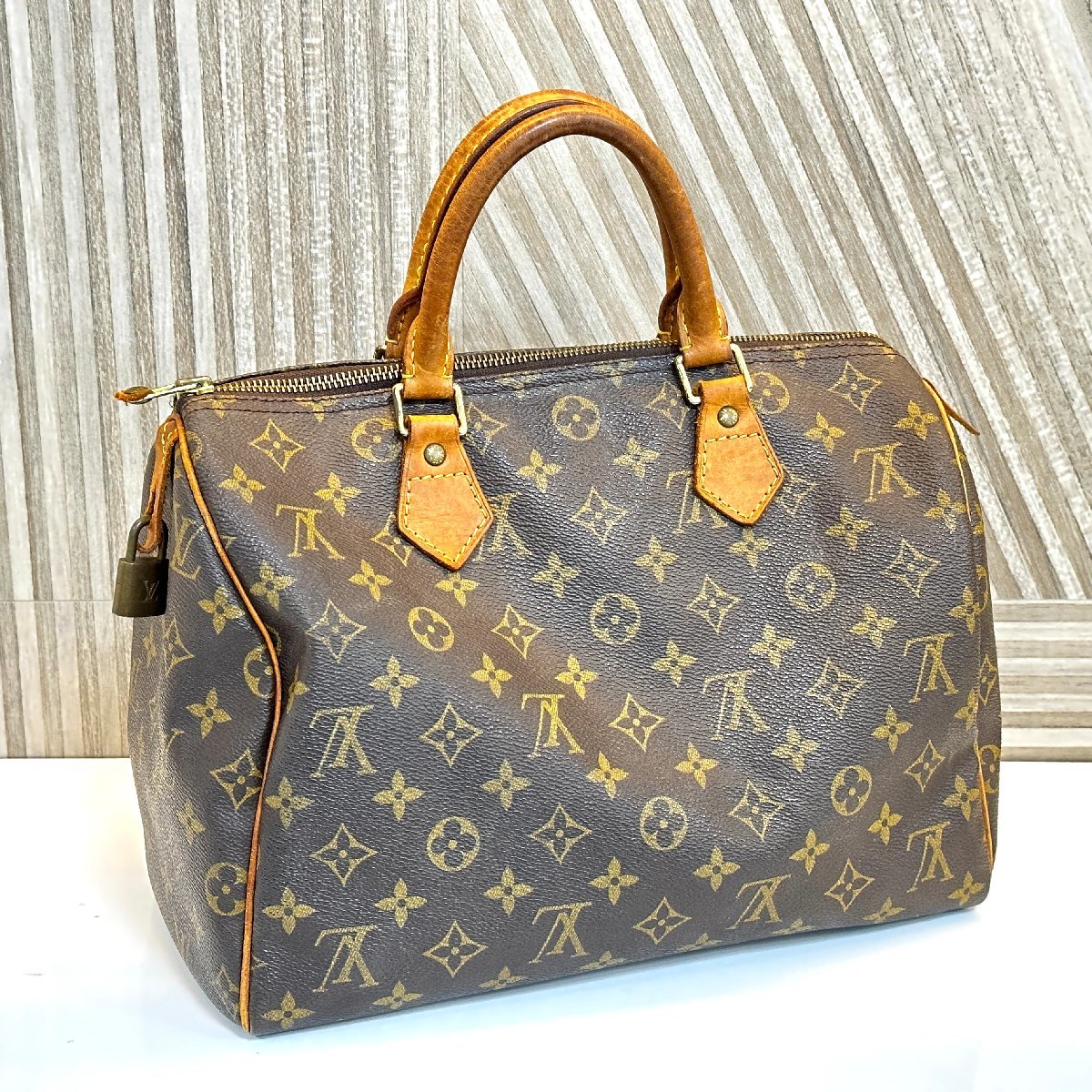 rm) LOUIS VUITTON ルイヴィトン モノグラム スピーディ35 M41524 SP0994 ハンドバッグ ミニボストン ※中古 経年保管品