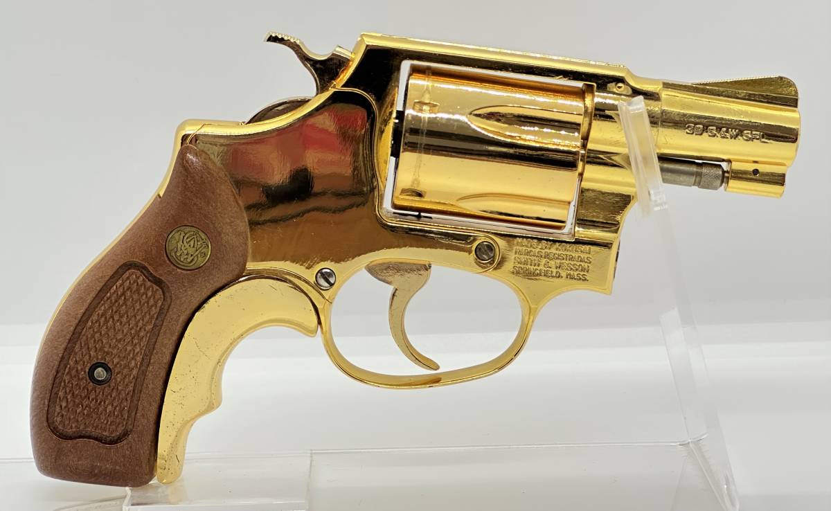 KOKUSAI S&W M36 24Kメッキ 金属モデルガン コクサイ SMITH&WESSON SMG 
