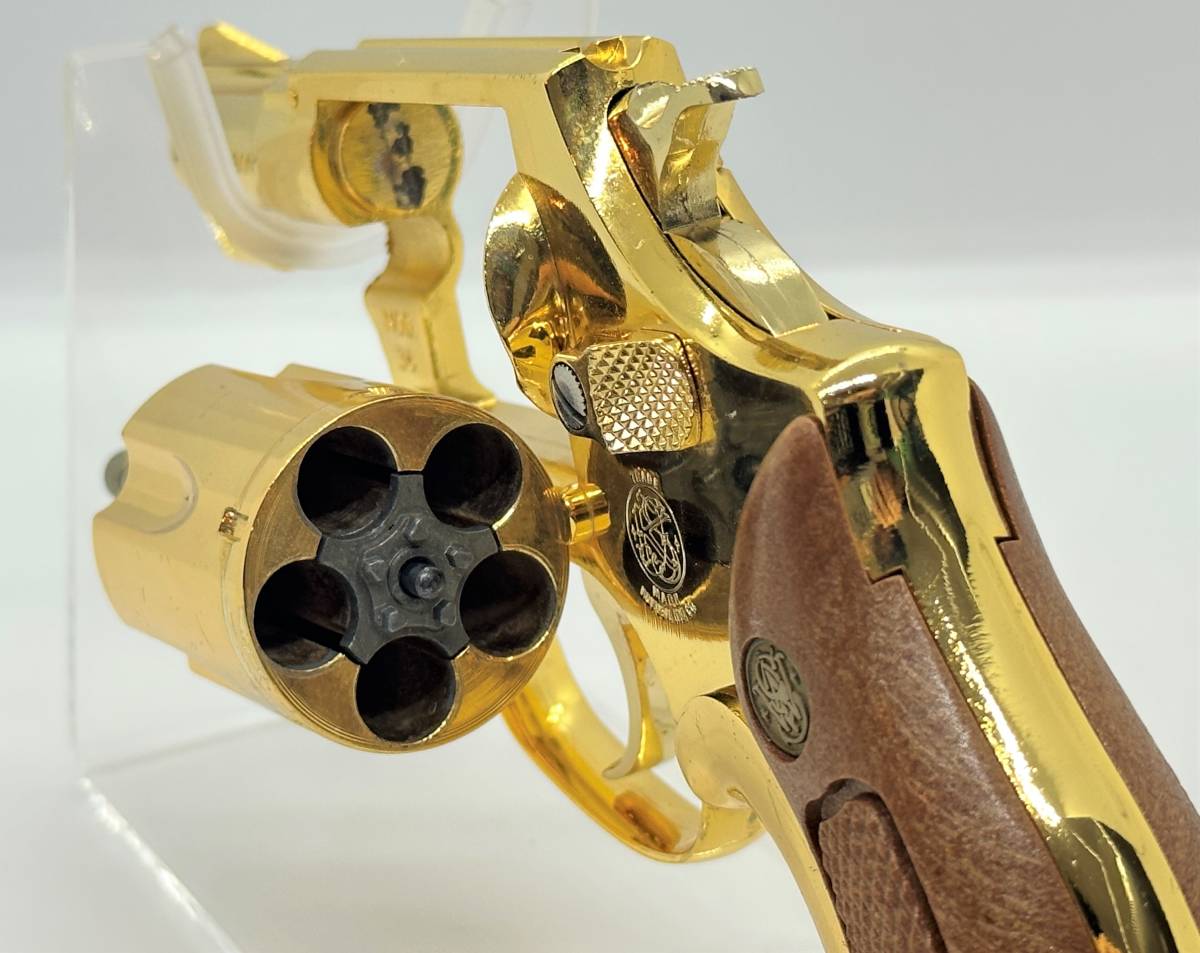 KOKUSAI M-36 GOLD (24K) モデルガン KOKUSAI M-36 GOLD (24K) モデルガン コクサイ S&W M36 GOLD 24K