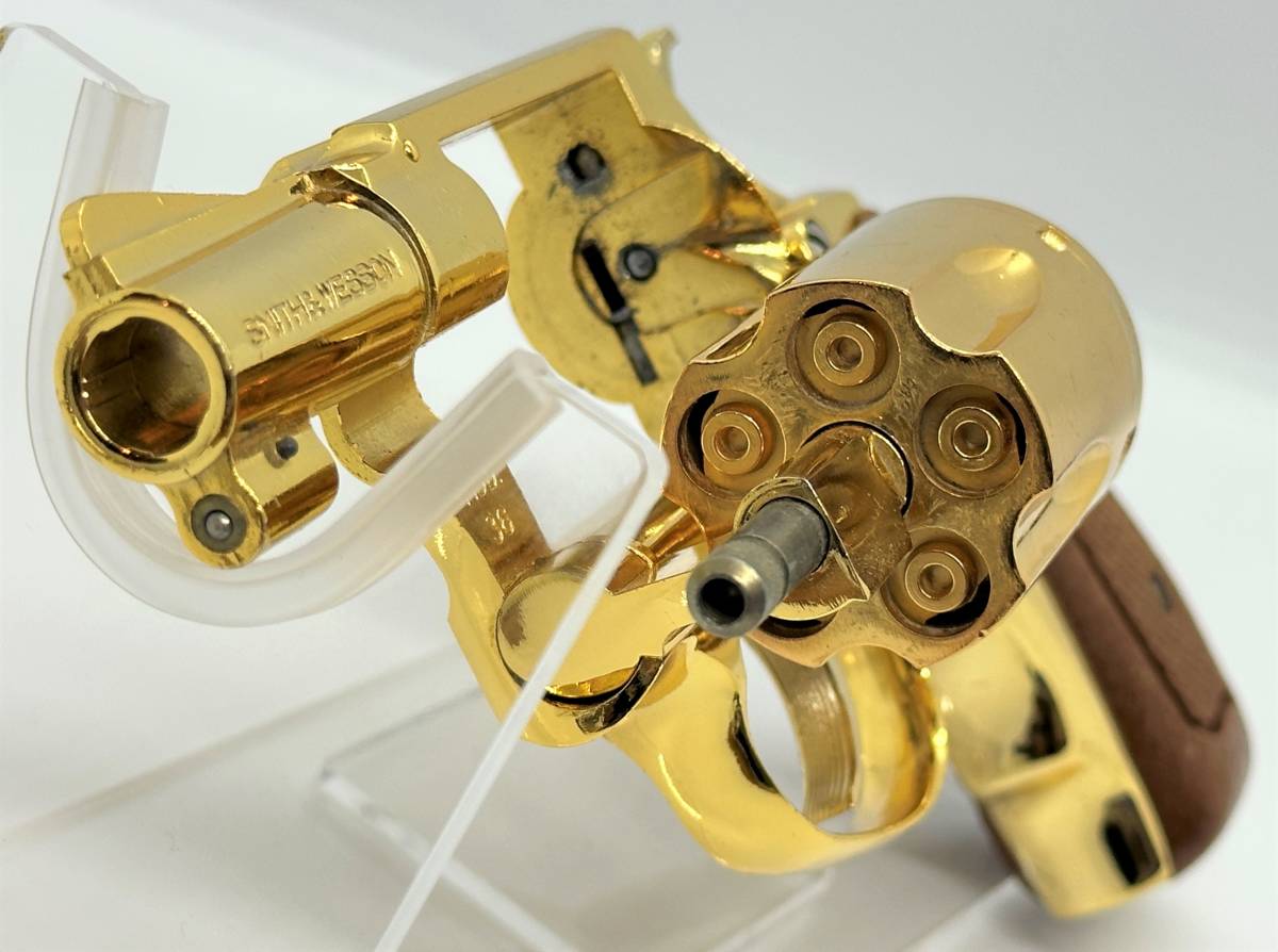 KOKUSAI M-36 GOLD (24K) モデルガン コクサイ S&W M36 GOLD 24K