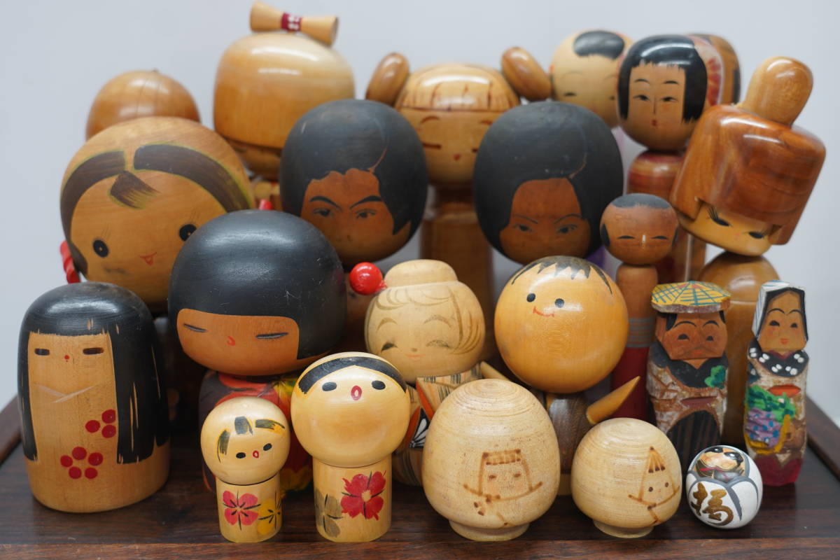 創作こけし 郷土玩具 お まとめて8点 伝統工芸品 観光 近代こけし