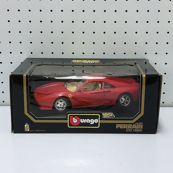 当時物　1/18 ミニカー　Bburago　ブラーゴ　フェラーリGTO 1984 mK935c [人気] ブラーゴ 1/18 フェラーリ GTO 1984 レッド | ミニカー