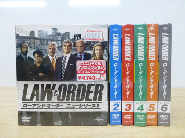 8524P◎LAW & ORDER ロー・アンド・オーダー ニューシリーズ1?6 ユニバーサルTVコレクション 6巻セット◎未開封