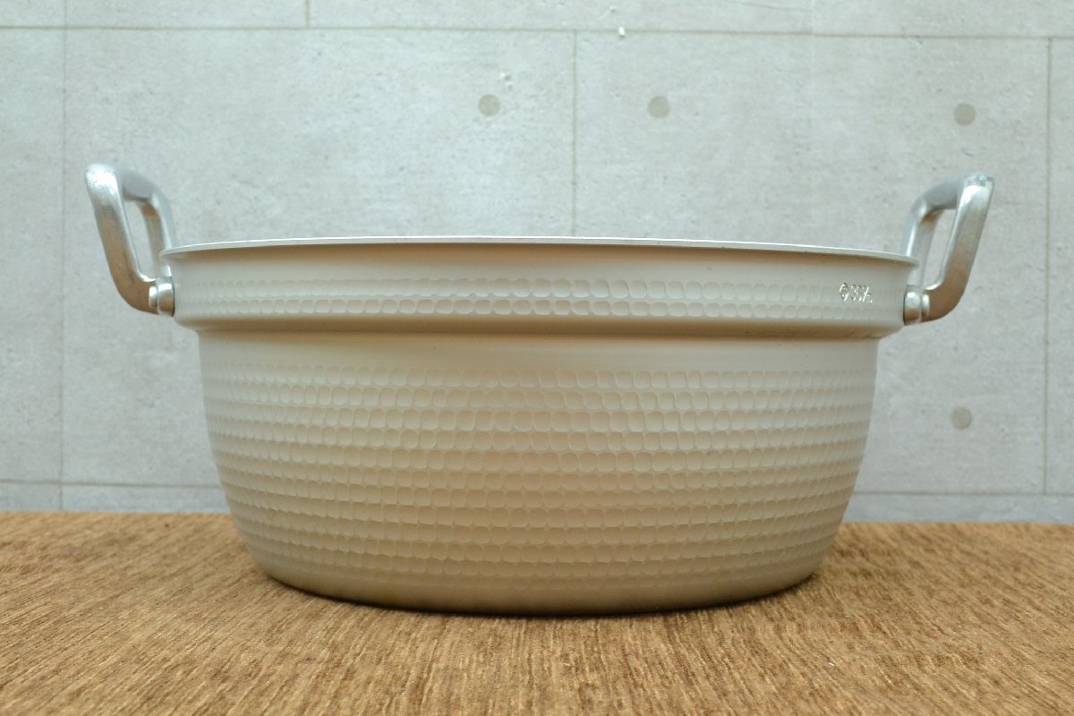 W182□業務用 アルミ製 両手鍋 36cm□外寸 約高さ200