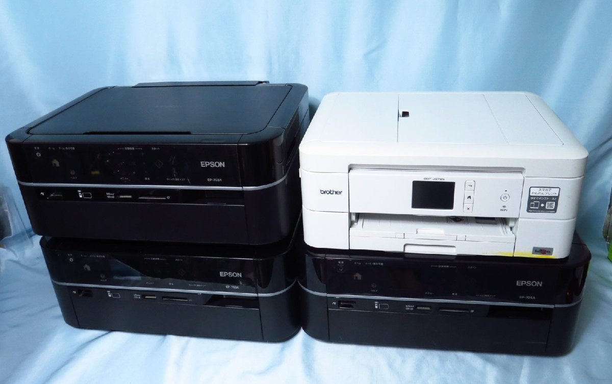 EPSON/brother ジャンクプリンター4台セット EP-704A/EP-703A/ブラザー 