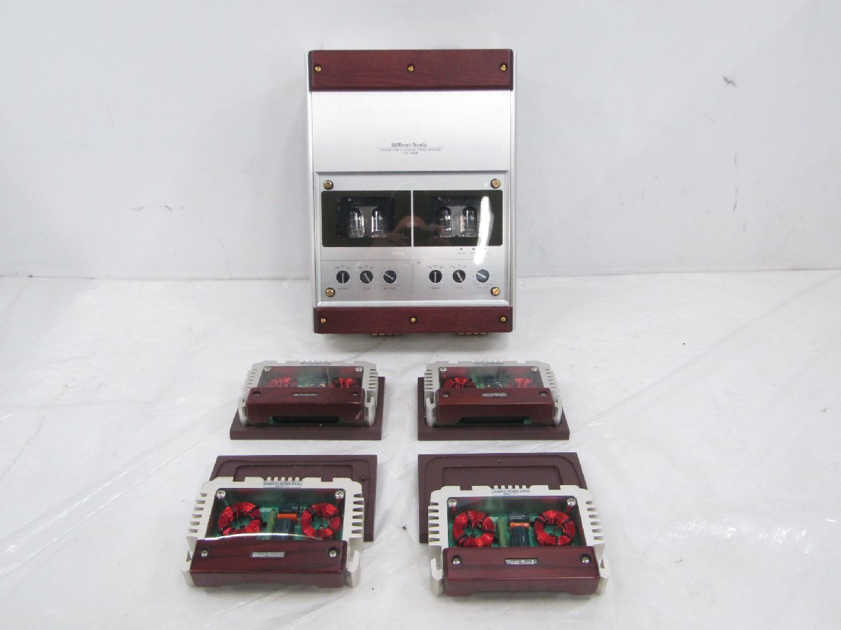 [G55 E4] Beat-Sonic ビートソニック VA-4000 アンプ 真空管 BSN171 クロスオーバーネットワークシステム 5点セット ※動作未確認