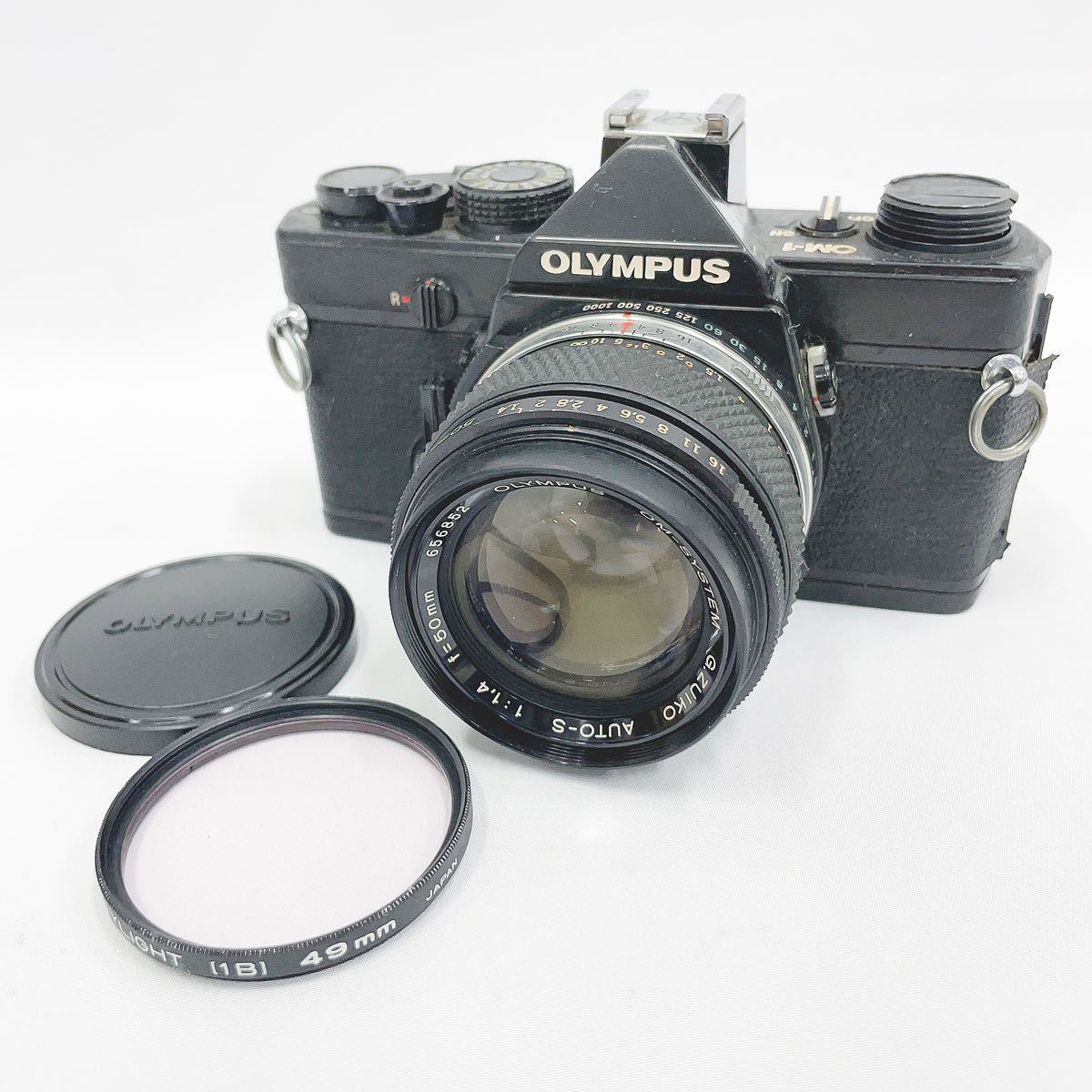 外観特上級】OLYMPUS OM-1 / G.ZUIKO AUTO-S 50mm F1.4 #s17221 OM-1