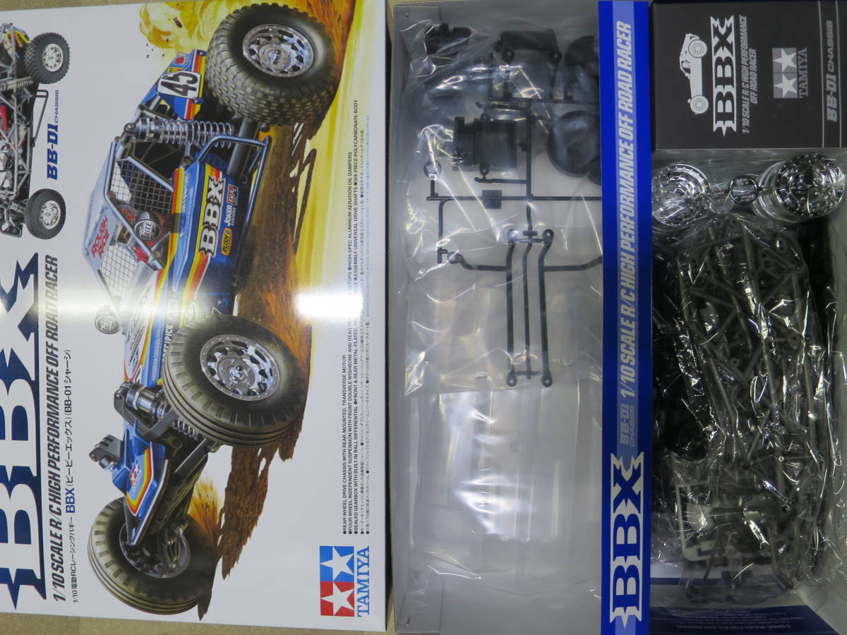 新品未使用未組立 タミヤ新型RCバギー 組立キット 1/10RC BBX （BB-01シャーシ） 58719