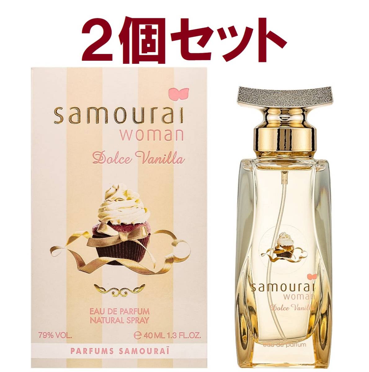 100%新品，2026 サムライウーマン ドルチェバニラ オードパルファム 40mL&times;2個 女性用 香水 EDP Samourai woman(その他)｜売買されたオークション情報、yahooの商品情報をアーカイブ公開 - オークファン その他