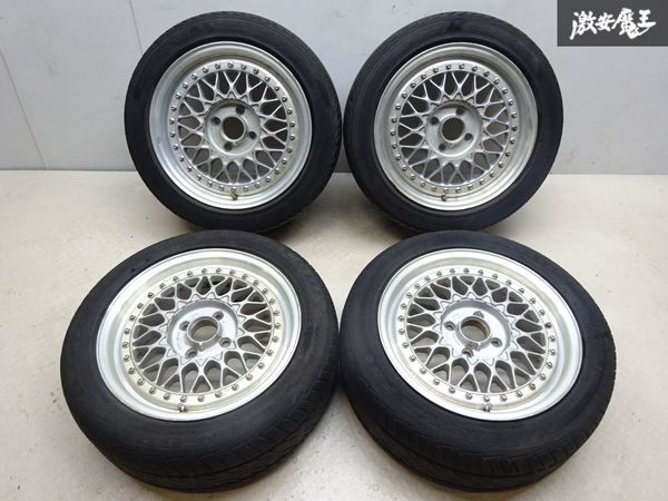 ○BBS RS033 15インチ 6.5J +34 PCD 100 4H ハブ径 約57mm