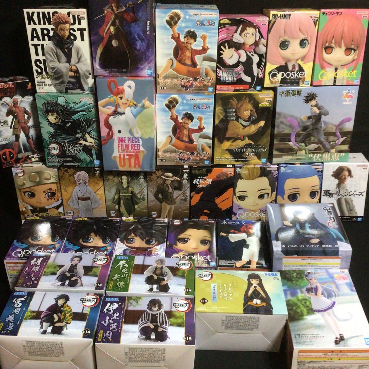 プライズフィギュアまとめ売り ワンピース ウタ チェンソーマン 鬼滅の 
