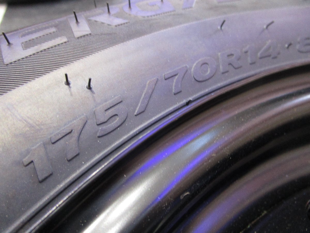新車外し トヨタ ヤリス 純正 スチール 14インチ 175/70R14 ハンコック 