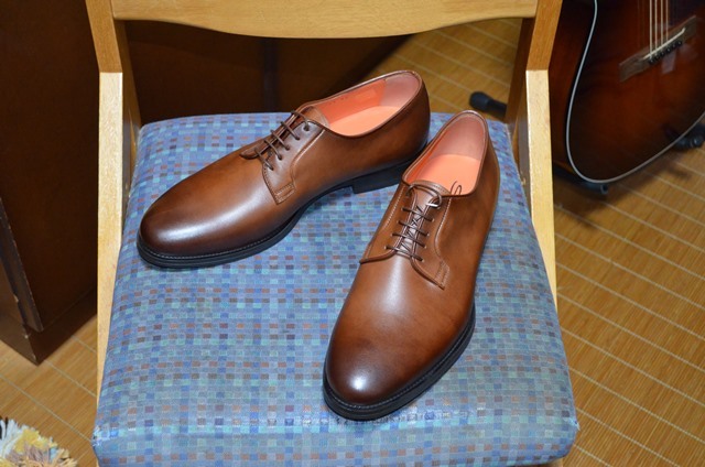 サントーニ Santoni ローファー ブラウン サイズ6.5 未使用 Santoniのローファー サイズ 6 (6.5万円) □サントーニ