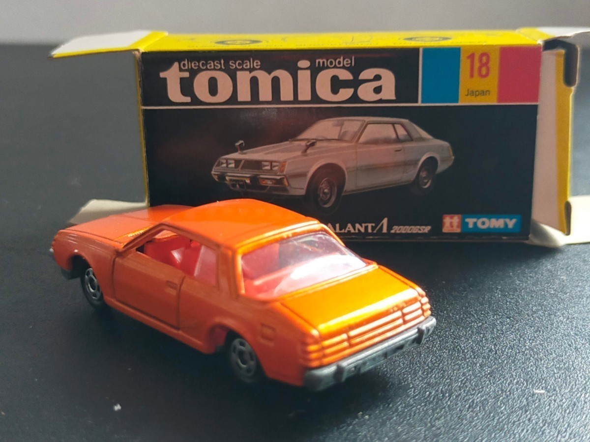 1円 ~ 黒箱 トミカ 三菱 ギャラン ラムダ λ 2000 GSR 日本製 赤シート