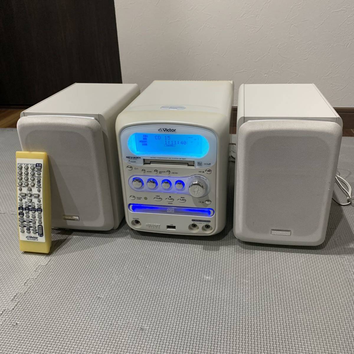 Victor UX-QM7 Victor CD⁄MD⁄MEMORYコンポ UX-QM7 2006年製 【公式通販】