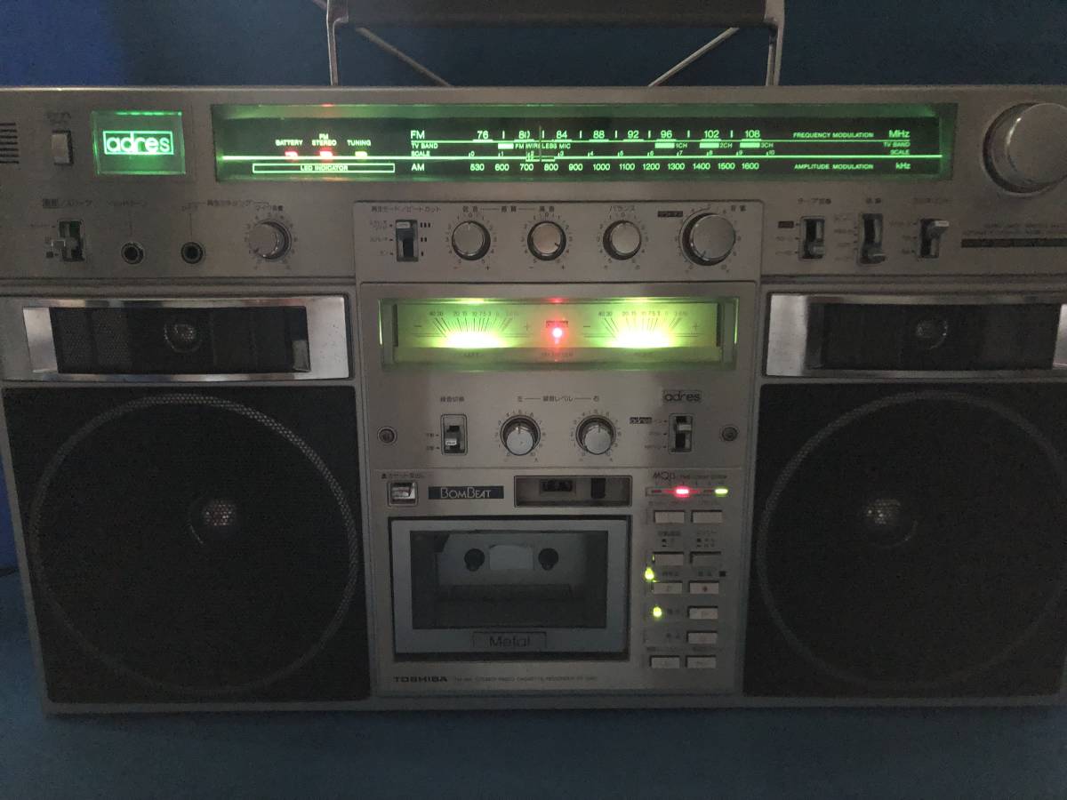 東芝 RT-S90 ボムビート アドレス ステレオラジオ カセットレコーダー