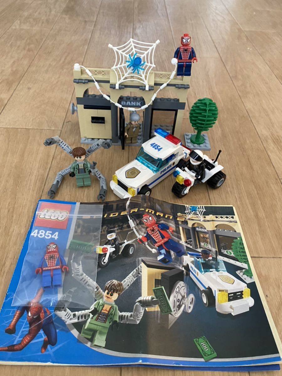 レゴ スパイダーマン2 ドック・オクの銀行強盗 4854 spider man LEGO レア 箱無し