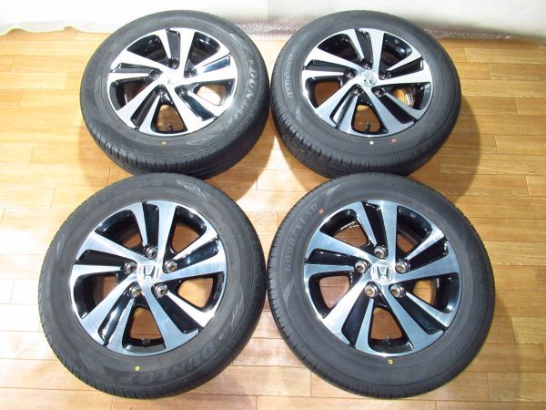 得価，限定SALE ホンダGB7フリードハイブリッド純正 5.5J-15 off+49 pcd114.3/5H 185/65R15 15インチアルミホイール+タイヤ付4本 GB5/GB6(ラジアルタイヤ)｜売買されたオークション情報、yahooの商品情報をアーカイブ公開 5穴