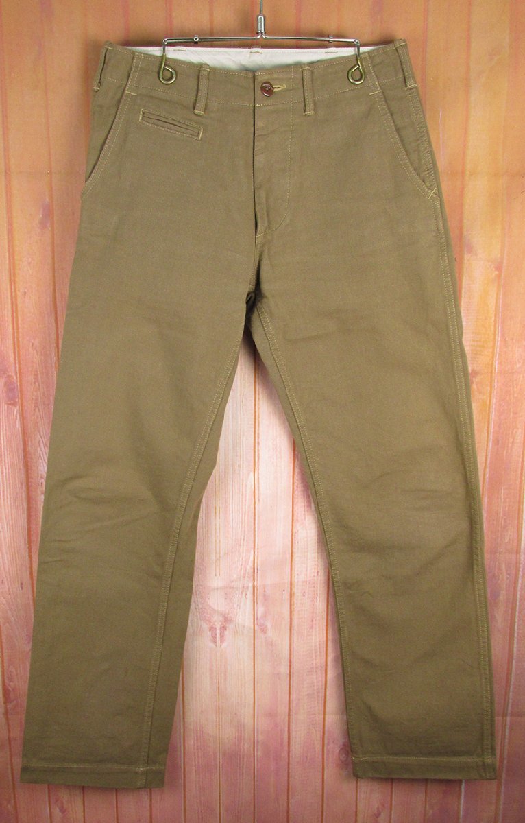 LYP17032 UES ウエス Lot 400 ワークパンツ チノパンツ W29 ブラウン系 美品