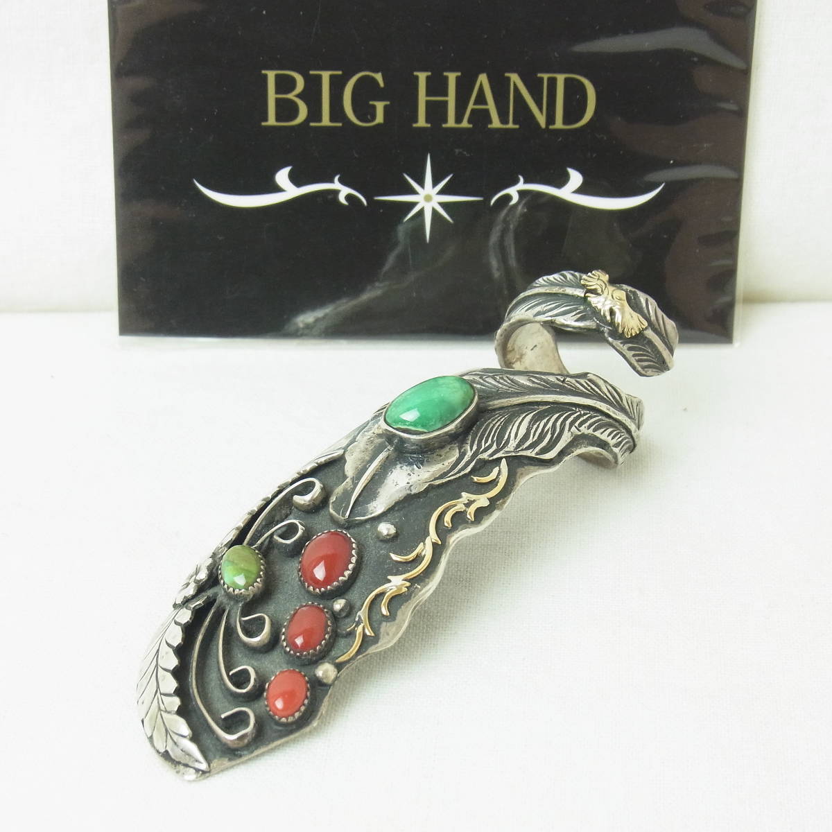 約16号【ギャランティ付 18K アラベスク イーグル】BIG HAND ビッグ 