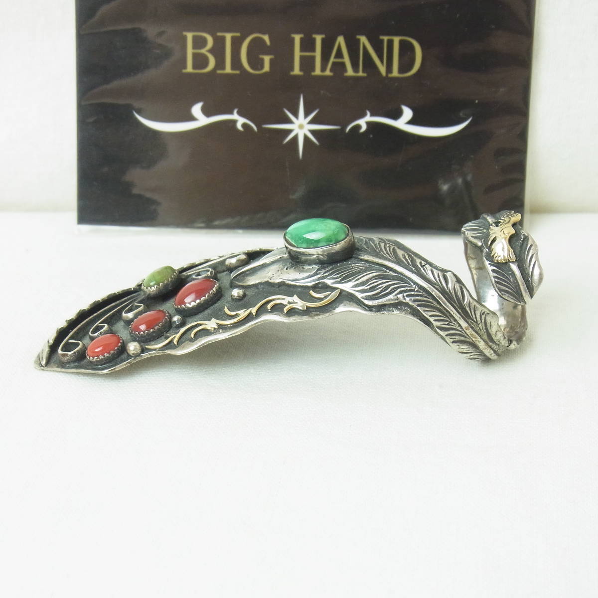 約16号【ギャランティ付 18K アラベスク イーグル】BIG HAND ビッグ 