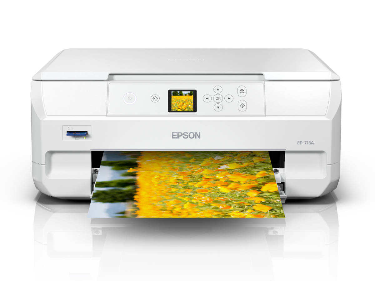新品保証☆エプソン/EPSON カラリオ EP-713A A4インクジェット複合機プリンター インク欠
