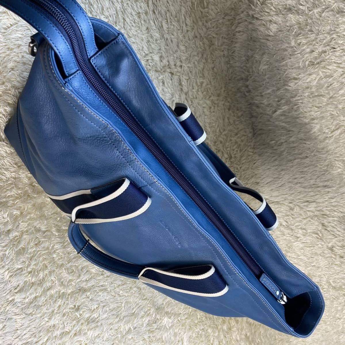 1円【美品 希少色】COACH コーチ トートバッグ ショルダーバッグ 