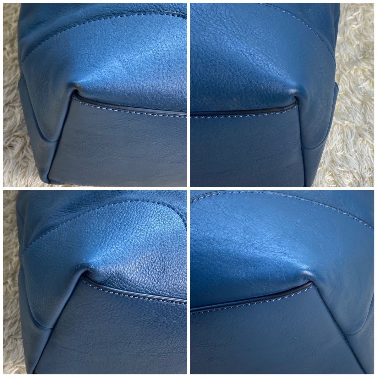 1円【美品 希少色】COACH コーチ トートバッグ ショルダーバッグ 