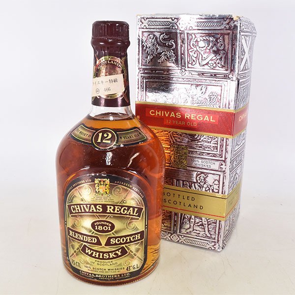 1円～★シーバス リーガル 12年 ★特級 ＊箱付 ※ 760ml 43% スコッチウイスキー CHIVAS REGAL I030344