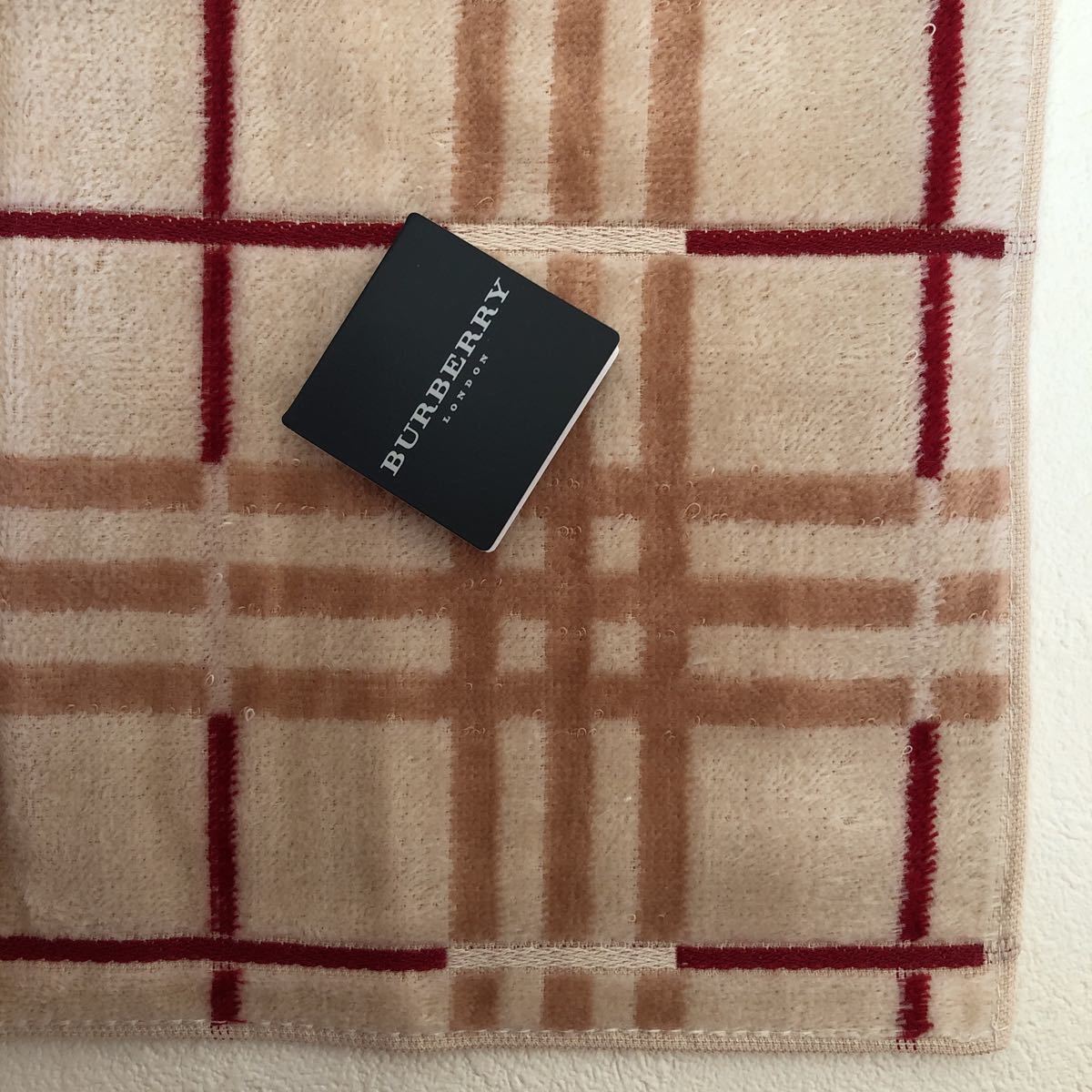 BURBERRY バーバリー チェック柄タオルハンカチ ロゴミニタオル 4枚