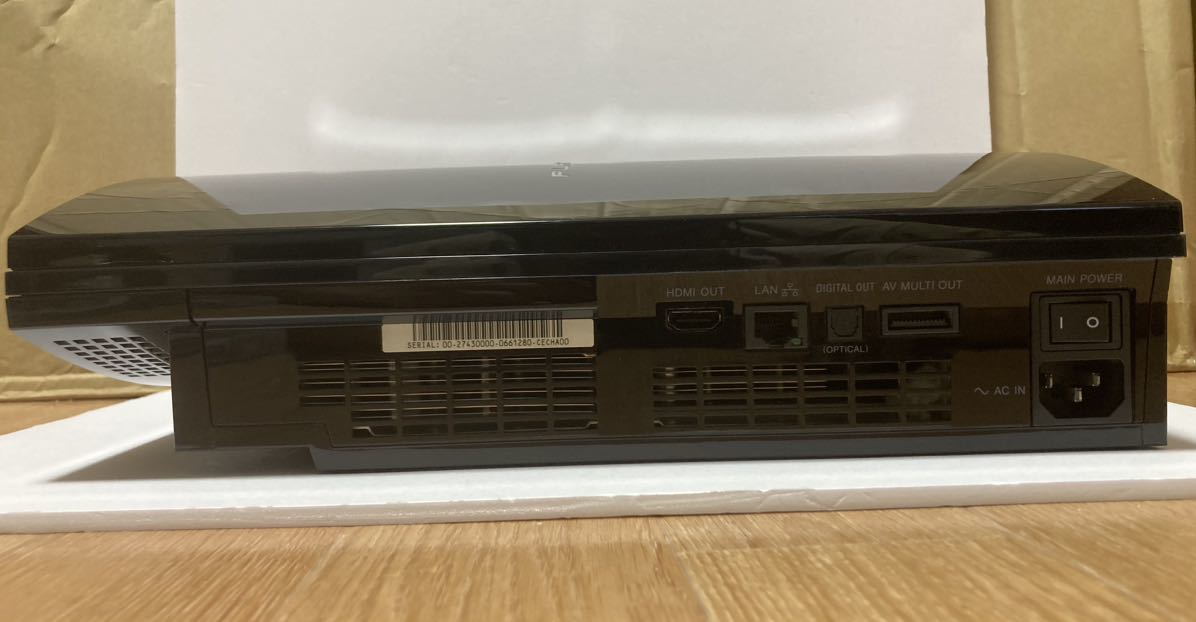 初期型プレイステーション3 CECHA00 PS1 PS2ソフト可能 黒 レトロ(PS3 
