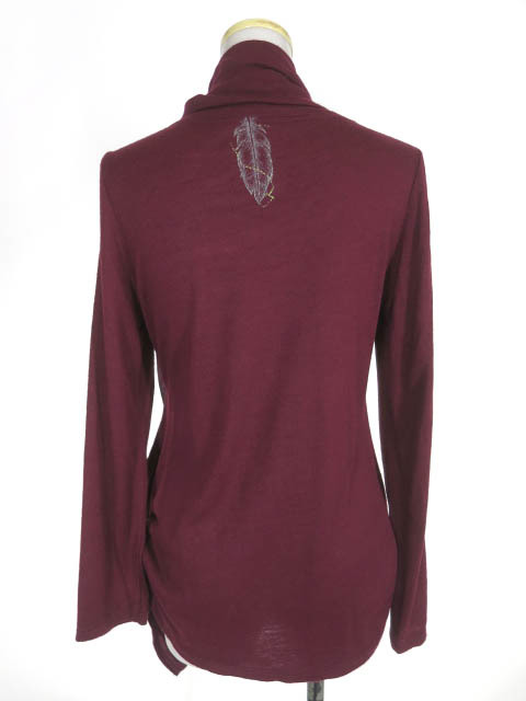 TANG｜RWS Ozz Croce アシンメトリータートルネック長袖ニットプル