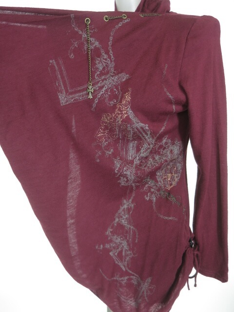 TANG｜RWS Ozz Croce アシンメトリータートルネック長袖ニットプル