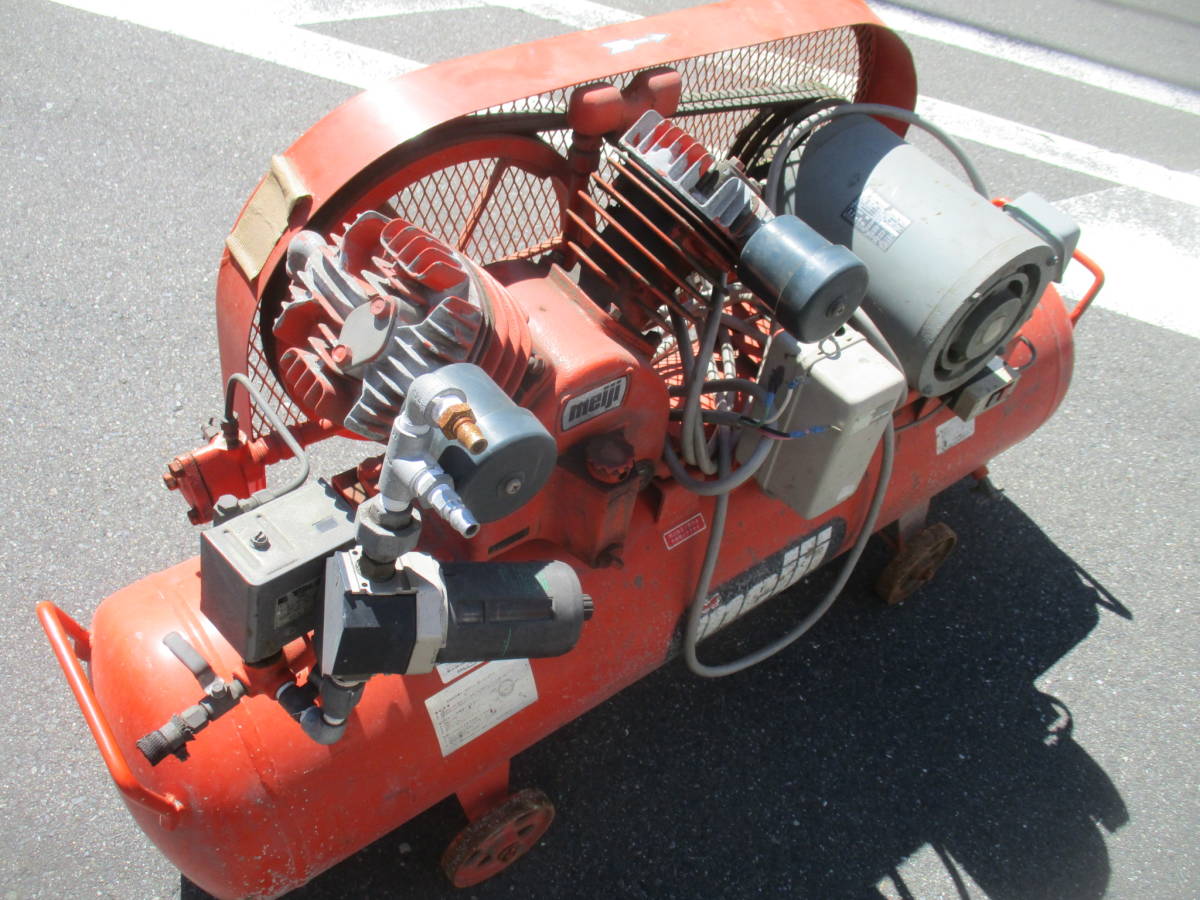 meiji/明治機械製作所 3馬力 エアコンプレッサー GH-3B