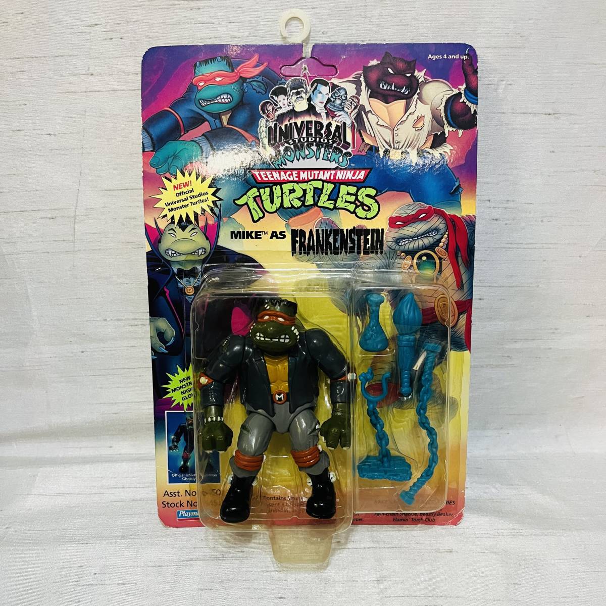 TMNT ミケランジェロ フランケンシュタイン　ユニバーサルモンスター Teenage Mutant Ninja Turtles Playmates Mike as