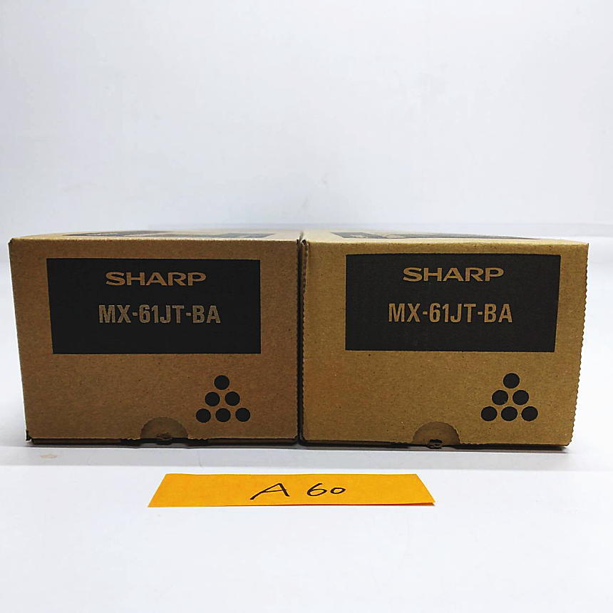 A-60【新品】シャープ　SHARP　トナーカートリッジ　MX-61JT　BA　1色2本セット　ブラック　純正