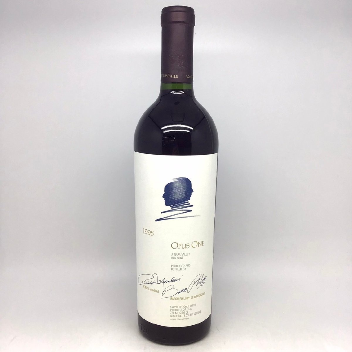 オーパスワン 1995 OPUS ONE 750ml 13.5% 赤ワイン 未開栓 古酒 ラベル