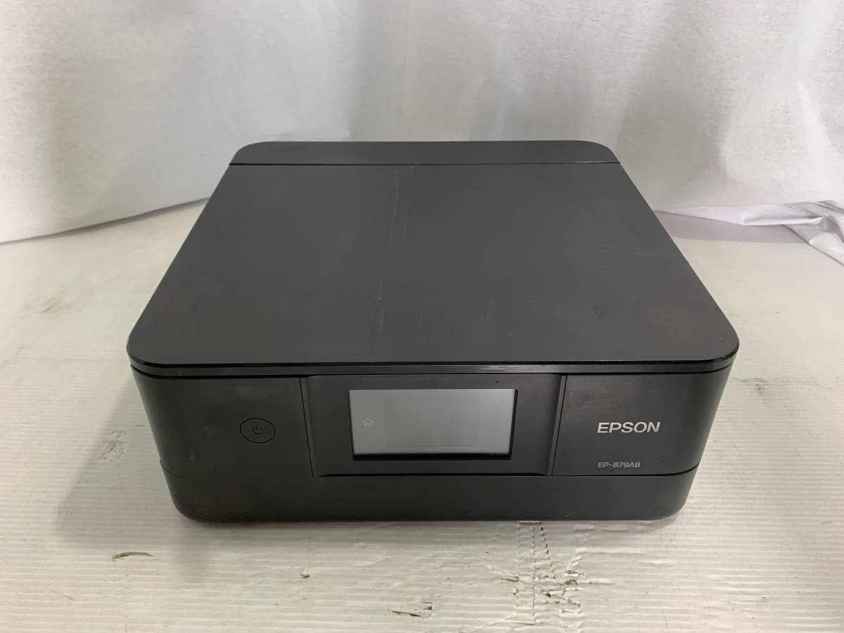 EPSON EP-879AB プリンター 複合機 ブラック ジャンク品 インク付 