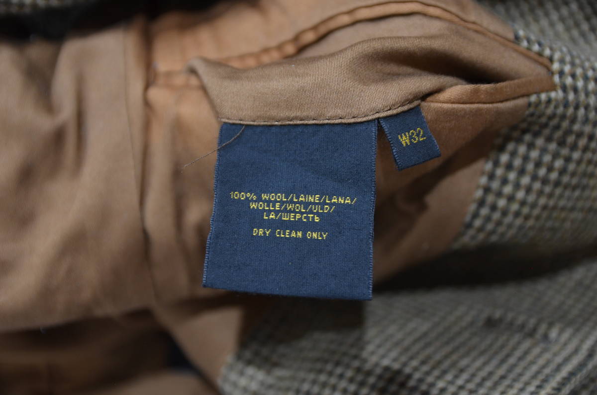 RRL ダブルアールエル 3B ツイード ジャケット ブラウン系 W32 Y 