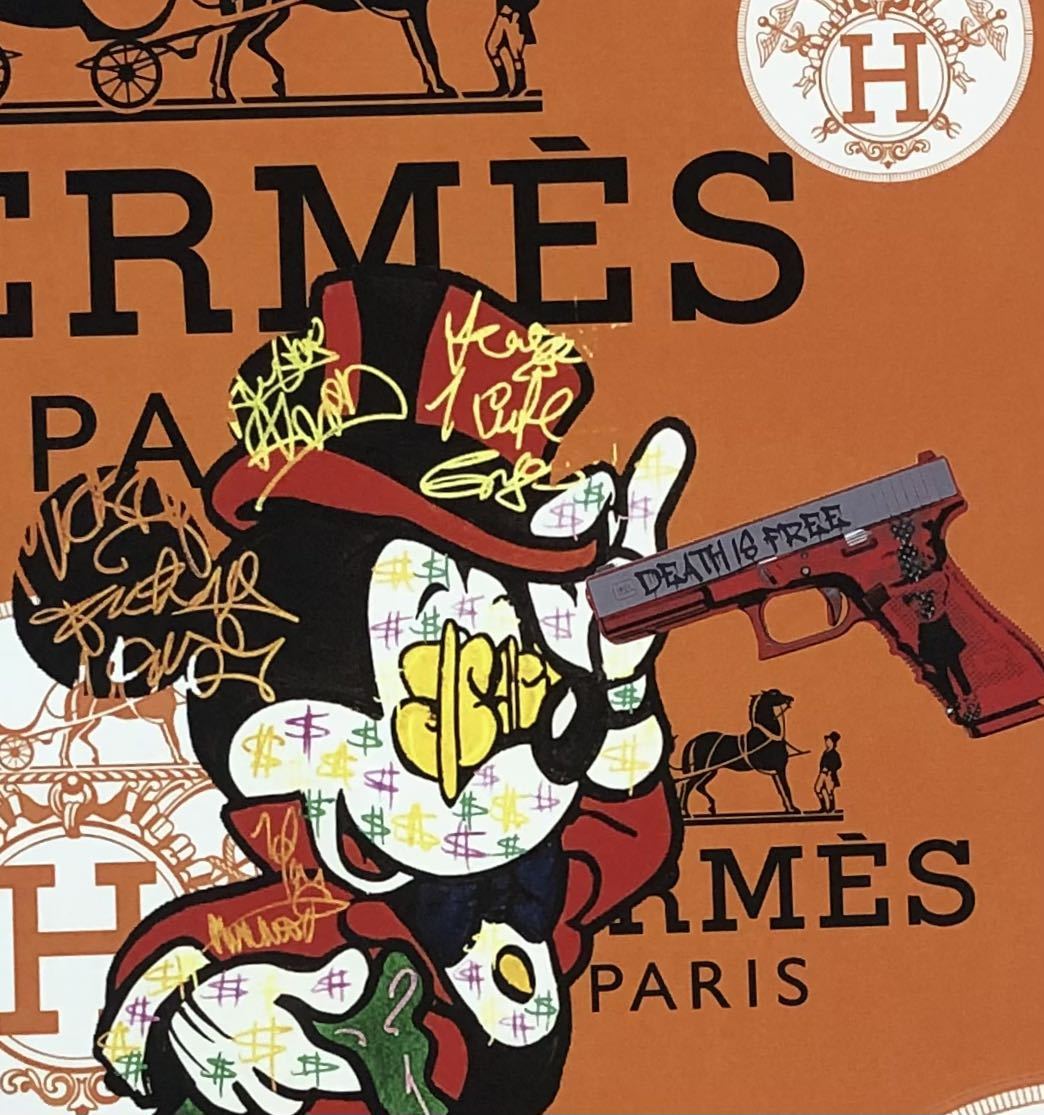 DEATH NYC 世界限定100枚 アートポスター ミッキーマウス Mickey Mouse