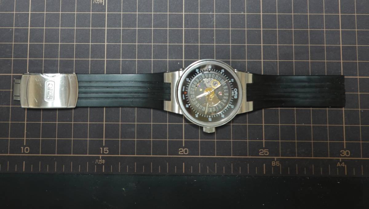 ORIS オリス 7560 ウィリアムズF1 スケルトンエンジン デイト 中古品