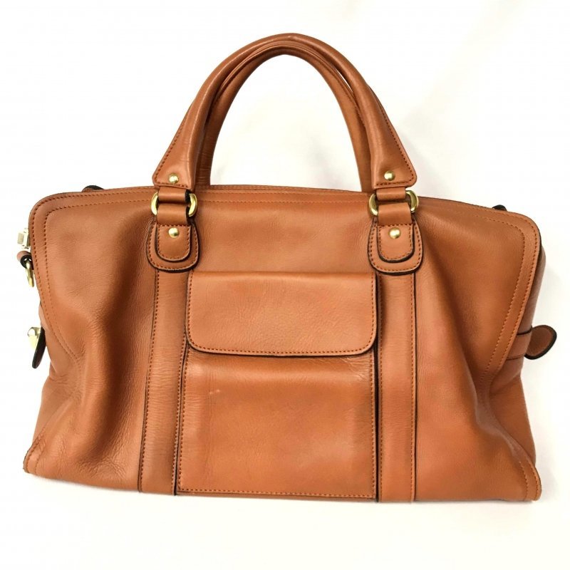 PORTER ポーター 吉田カバン バロン レザー ボストンバッグ 茶