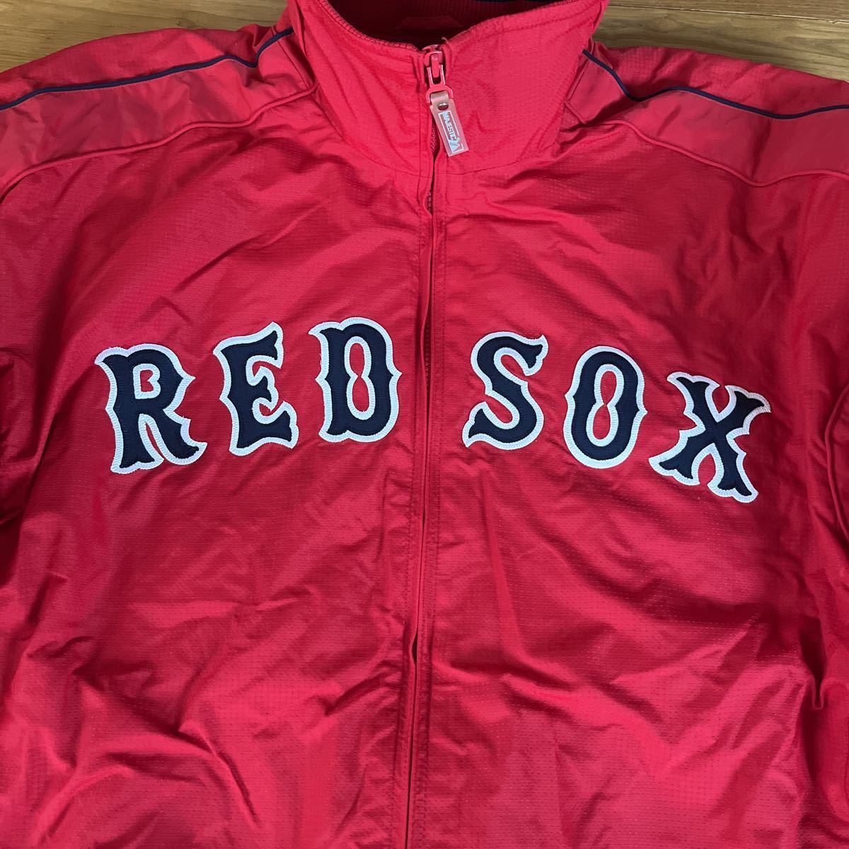 MLB レッドソックス 裏起毛ジャケット ソフトシェル スタジャン XXL