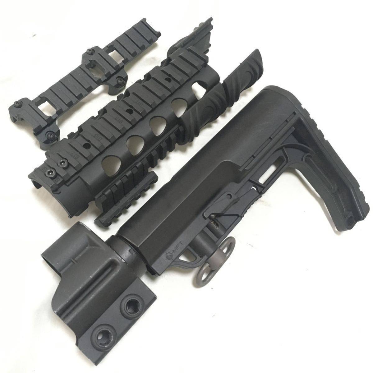 100%新品，新品 東京マルイ G3 SAS レイルハンドガード ＆ 20mm トップレール ＆ M4ストックアダプター ＆ ストック カスタムパーツ セット(パーツ)｜売買されたオークション情報、yahooの商品情報をアーカイブ パーツ