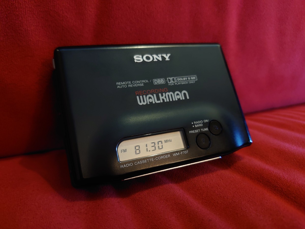 SONY】WM-F707 WALKMAN vintage PORTABLE RADIO CASSETTE RECORDER