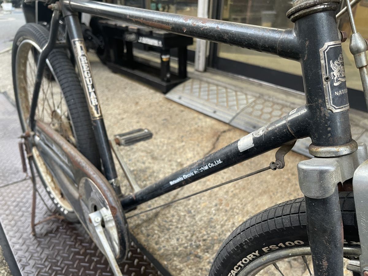 ナショナル 実用車カスタム ロッドブレーキ 昭和 レトロ ビンテージ