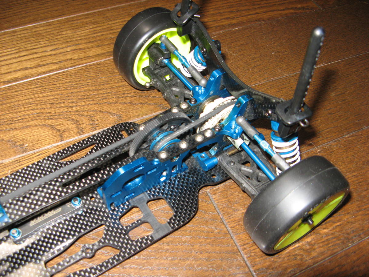 限定版 タミヤ TRF417X シャーシキット メカ付き、新品予備フレーム付