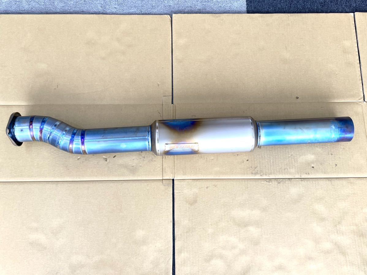 アミューズR1チタン青炎マフラー WRX STI/S4用 VAB/VAG アペックス